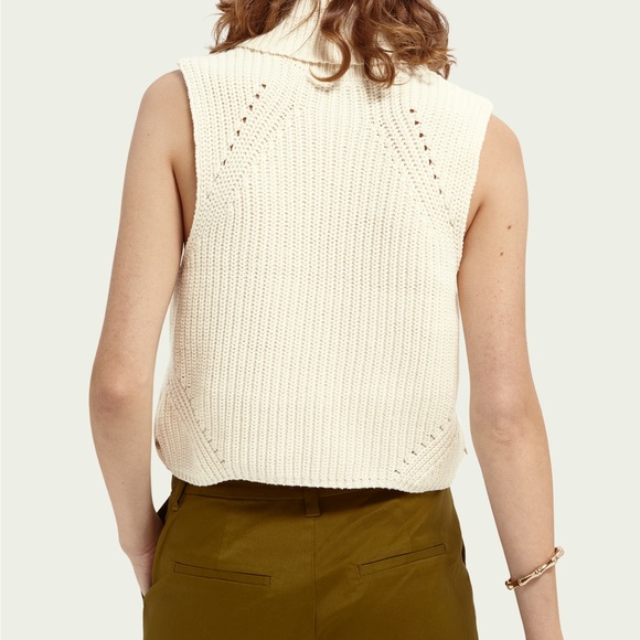 Scotch & Soda Sleeveless Knit Turtleneck Sweater Anthropologie - Picture 4 of 10